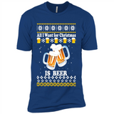 All I want for Christmas is Beer sweater - Premium Short Sleeve T-Shirt
