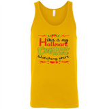 This My Movies Hallmark-Christmas Loves Is T-Shirt - Canvas Unisex Tank