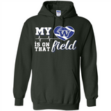 Washington Huskies Football My Heart is on that Field - Hoodie