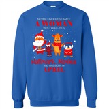 Never Underestimate An April Woman Watches Hallmark Movies Sweatshirt - Sweatshirt