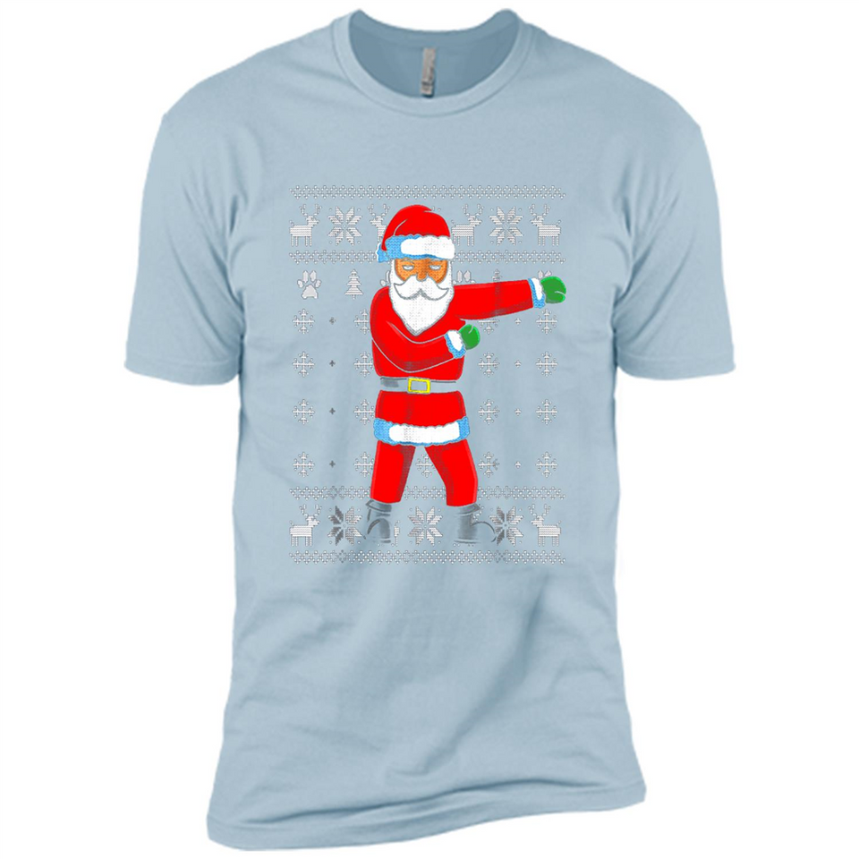 Flossing Santa Christmas Ugly Sweater Style Pajama Xmas Gift - Premium Short Sleeve T-Shirt