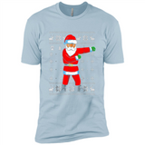 Flossing Santa Christmas Ugly Sweater Style Pajama Xmas Gift - Premium Short Sleeve T-Shirt