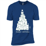 Merry Catmas - Merry Christmas Cat Lover Mug PINGPONG - Premium Short Sleeve T-Shirt