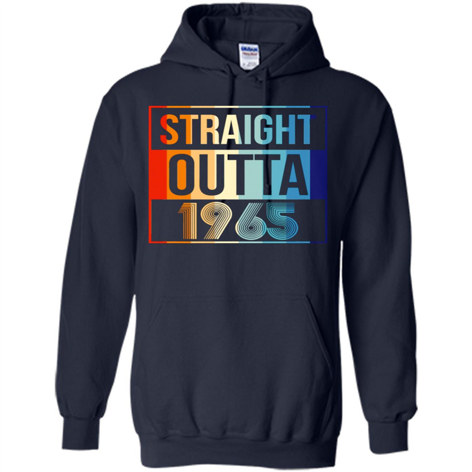 Retro Straight Outta 1965 53 Years Old - Hoodie