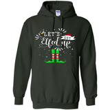Let's Get Elfed Up Funny Drinking Wine Christmas Elf PINGPONG