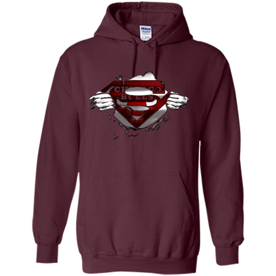 Chicago Bulls And Superman Fans - Hoodie