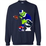 New York Giants Toilet Grinch Santa Claus Football Fan PINGPONG