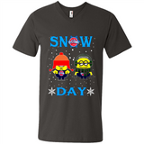 Snow Day Shirt For Detroit Pistons Vs Minion Fans pingpong