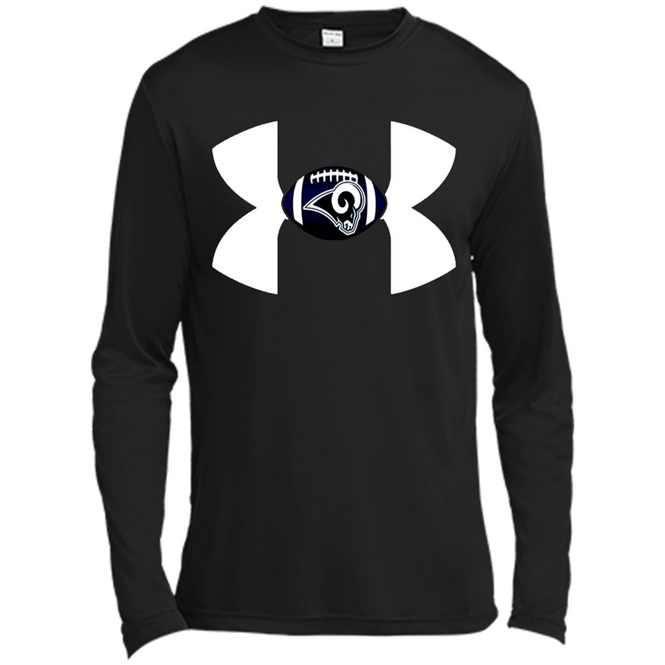 Los Angeles Rams Under Armour Logo - Canvas Long Sleeve T-Shirt