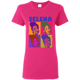 Selena Gomez Light Color - Ladies Short-Sleeve