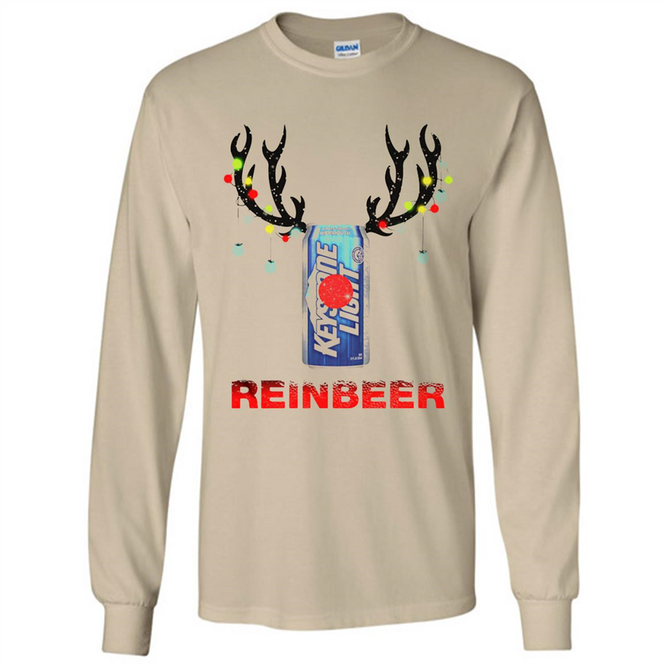 Keystone Light reinbeer Christmas - Long Sleeve T-Shirt