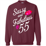 Sassy and Fabulous at 55 - 55th Birthday - Sweatshirt