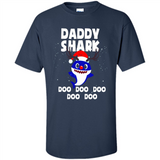 Daddy Shark Costume Reindeer Funny Christmas T-Shirt - Shirt