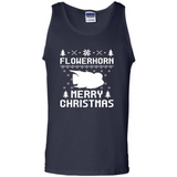Flowerhorn Christmas T-shirt, Ugly Christmas Sweater - Tank Top