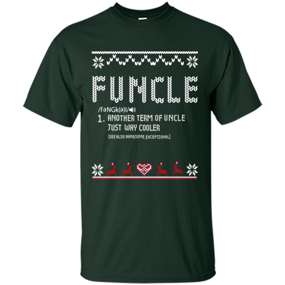 Mens Christmas Funcle Definition - Shirt