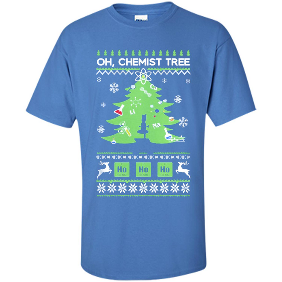 Oh Chemist Tree Ugly Christmas Sweater - Shirt
