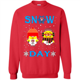 Snow Day Shirt For Brooklyn Nets Vs Minion Fans pingpong