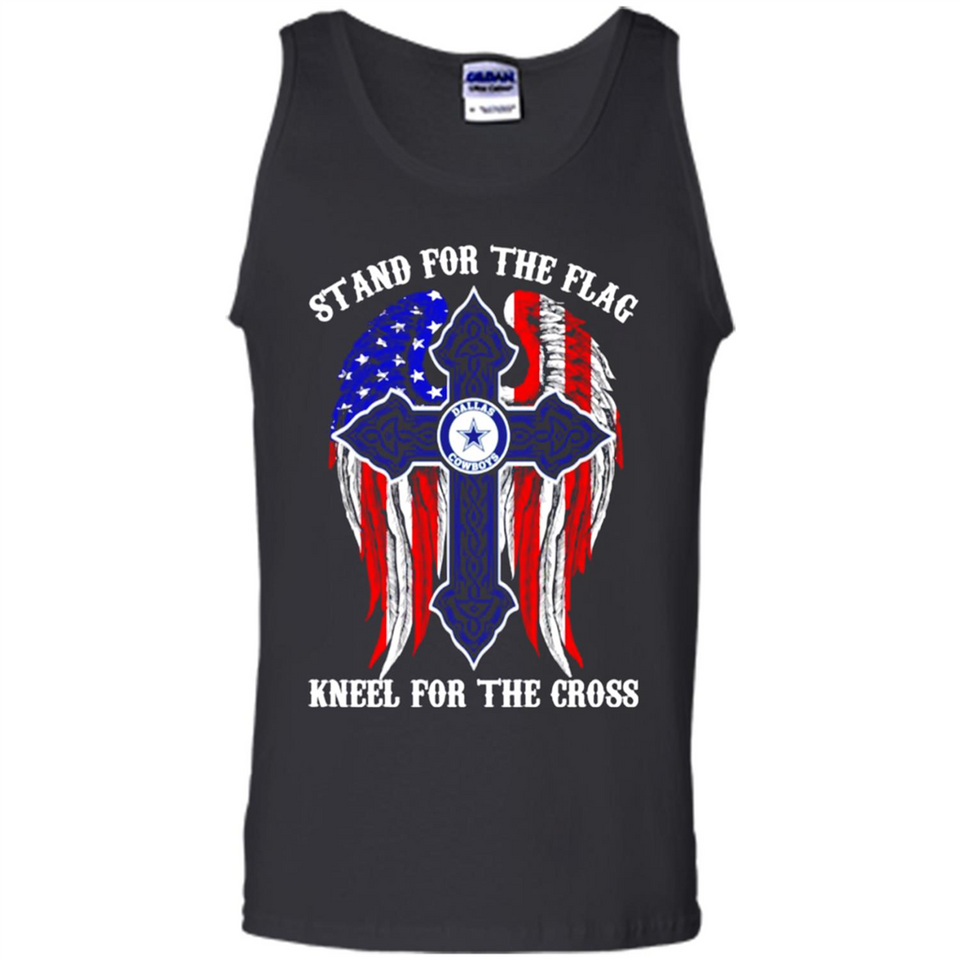 Dallas Cowboys - stand for the flag kneel for the cross