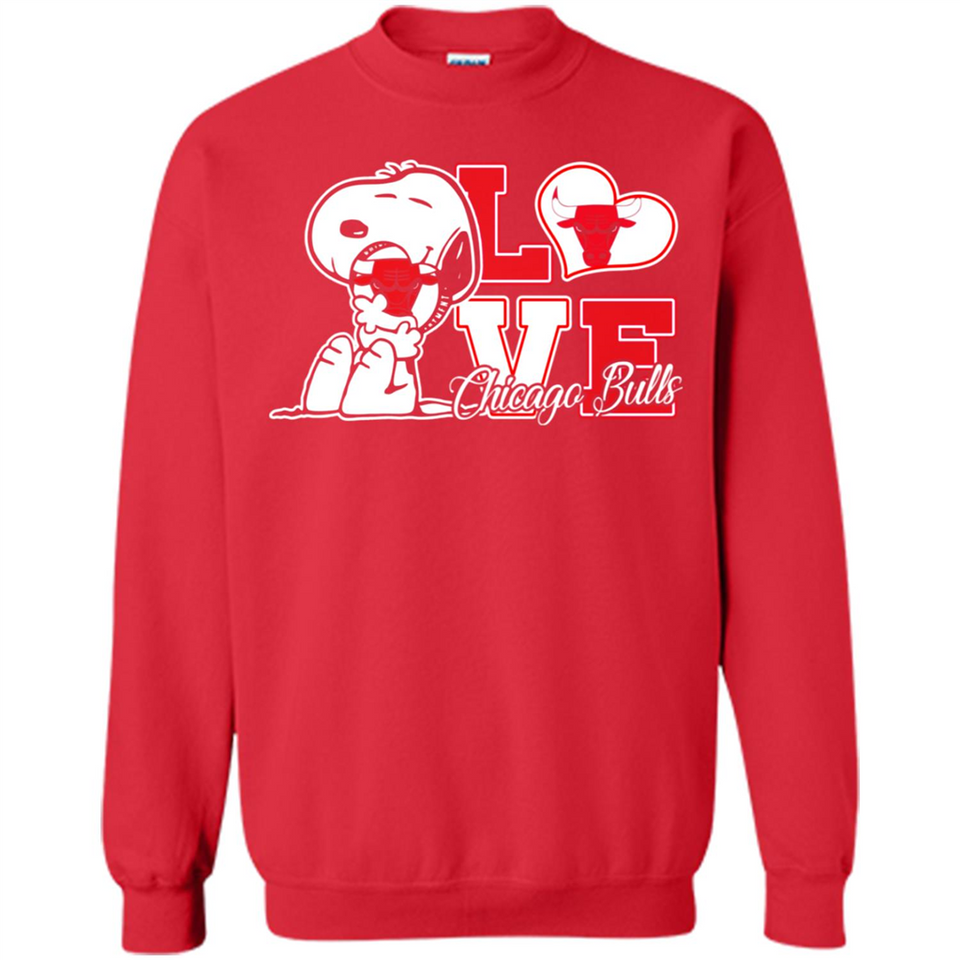 Snoopy loves NBA Chicago Bulls - Sweatshirt