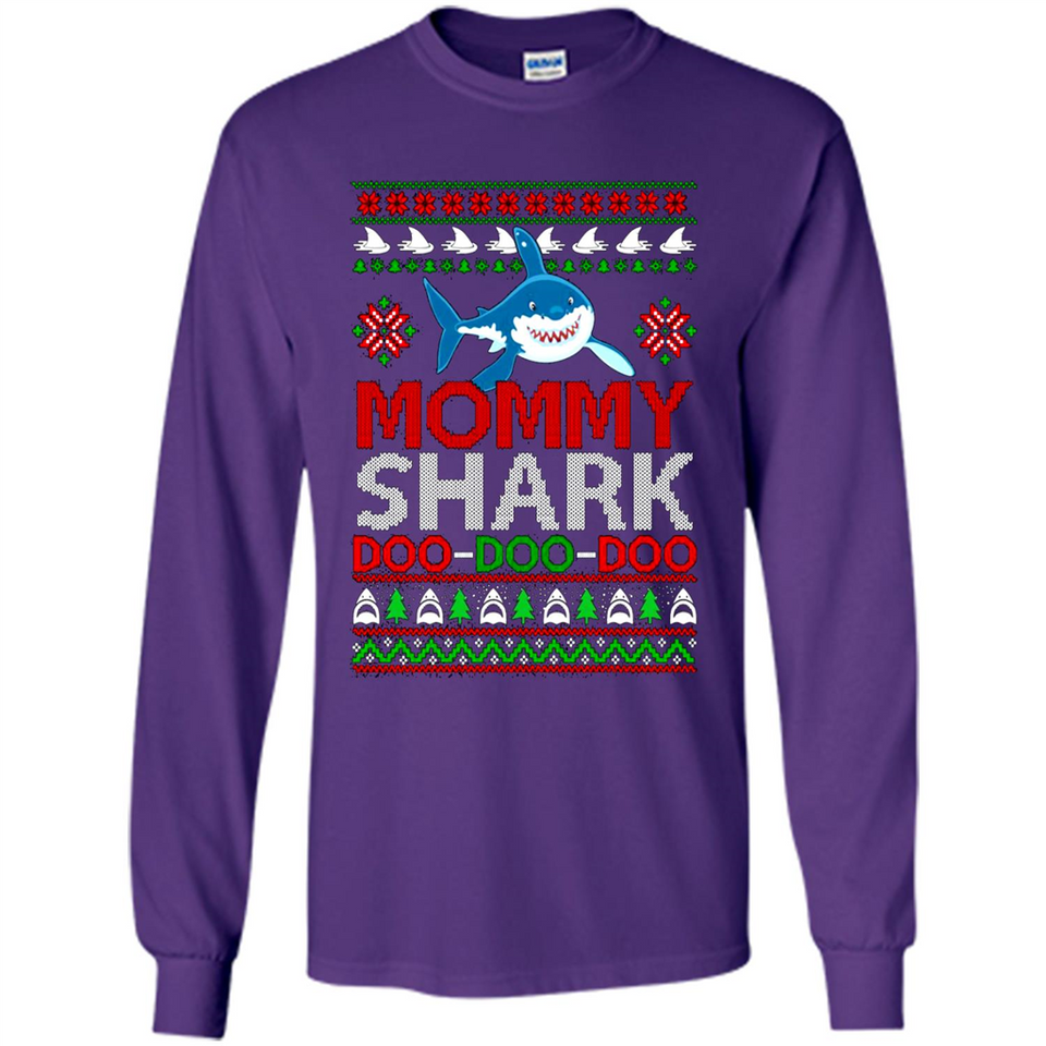 Mommy shark Doo Doo Doo Christmas sweatshirt PINGPONG