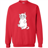 annoyed kitty touchy kitty grouchy ball of fur noody kitty PING PONG