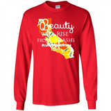 Paradise California Strong Camp Fire Youth T-Shirt PINGPONG - Long Sleeve T-Shirt