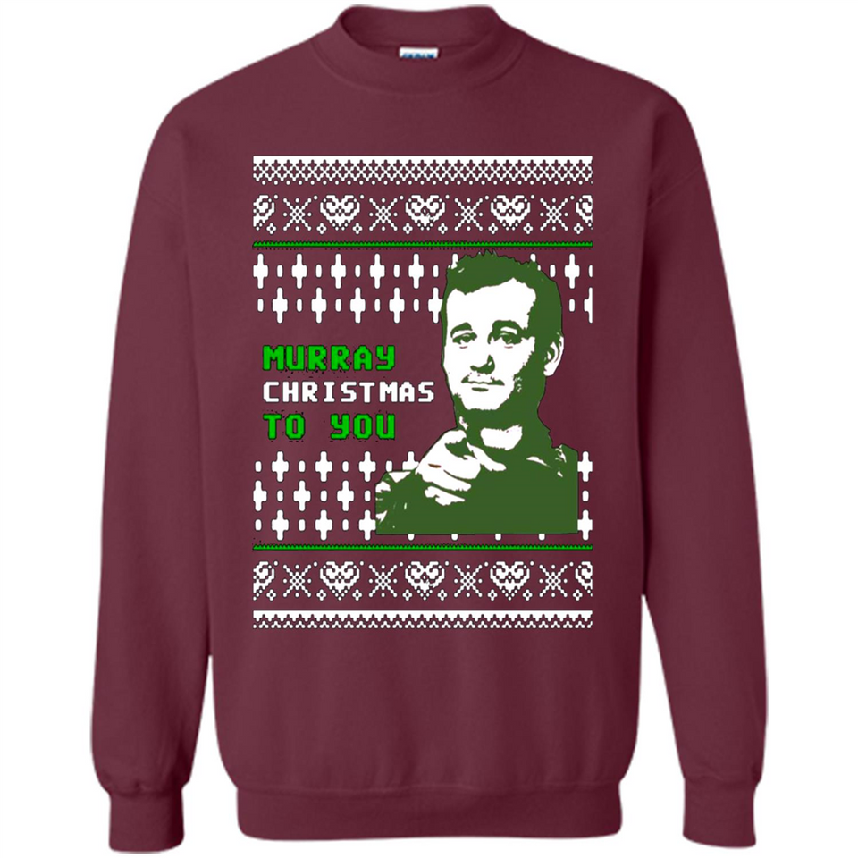 Murray Christmas to you ugly sweatshirt PINGPONG