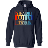 Retro Straight Outta 1986 32 Years Old - Hoodie