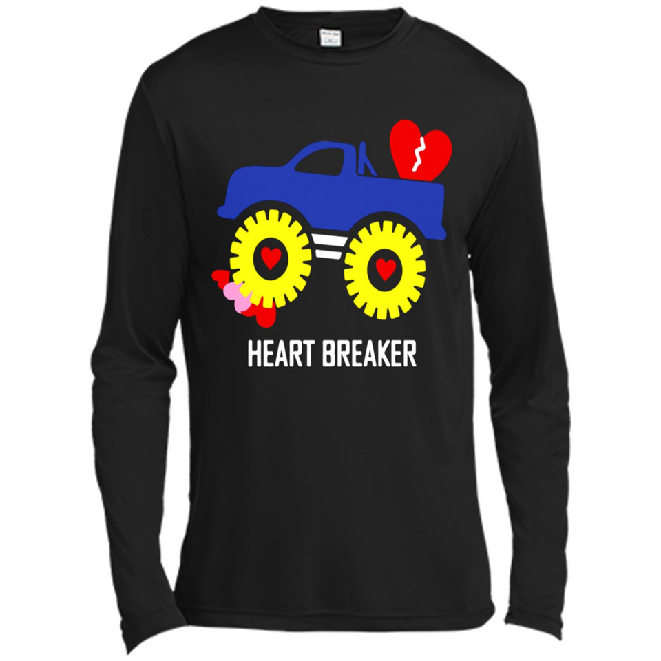 HEART BREAKER BLUE MONSTER TRUCK VALENTINE'S DAY