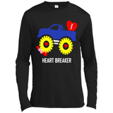 HEART BREAKER BLUE MONSTER TRUCK VALENTINE'S DAY