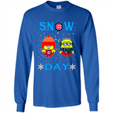 Snow Day Shirt For Chicago Cubs Vs Minion Fans pingpong