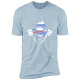 Buffalo Bills And Superman Fans - Premium Short Sleeve T-Shirt