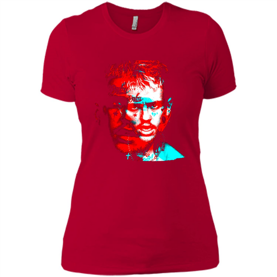 Lil Peep Rapper Fan Wear Shirt Ladies' Boyfriend Shirt - Ladies' Boyfriend T-Shirt