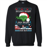 YODA SILENT NIGHT JEDI NIGHT CHRISTMAS UGLY SWEATER