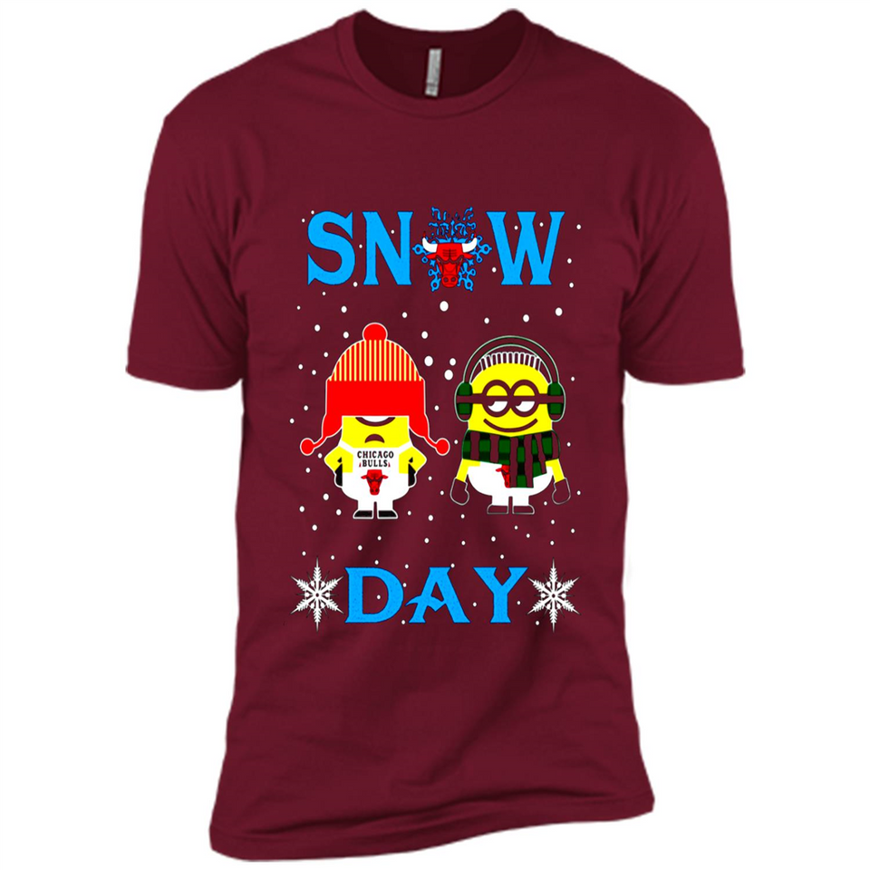 Snow Day Shirt For Chicago Bulls Vs Minion Fans pingpong