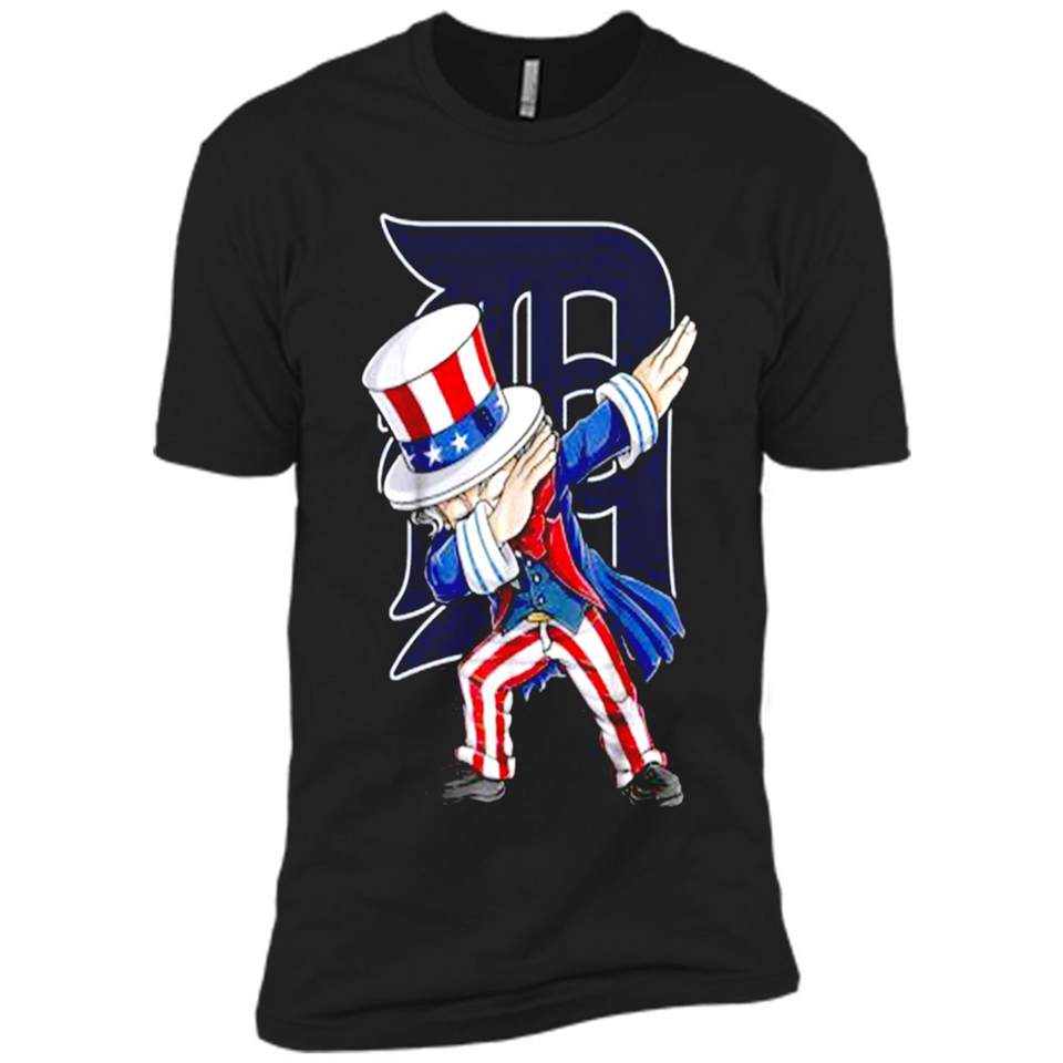 MLB DETROIT TIGERS UNCLE SAM DABBING INDEPENDENCE DAY