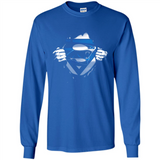 Carolina Panthers And Superman Fans - Long Sleeve T-Shirt