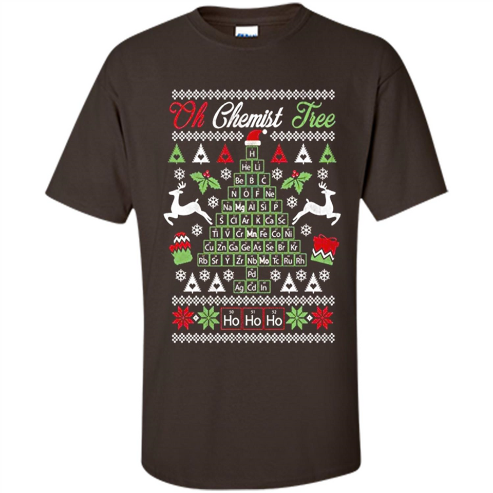 Chemist Tree Shirt Oh Chemistry Tree Ugly Christmas - Shirt