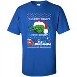 YODA SILENT NIGHT JEDI NIGHT CHRISTMAS UGLY SWEATER