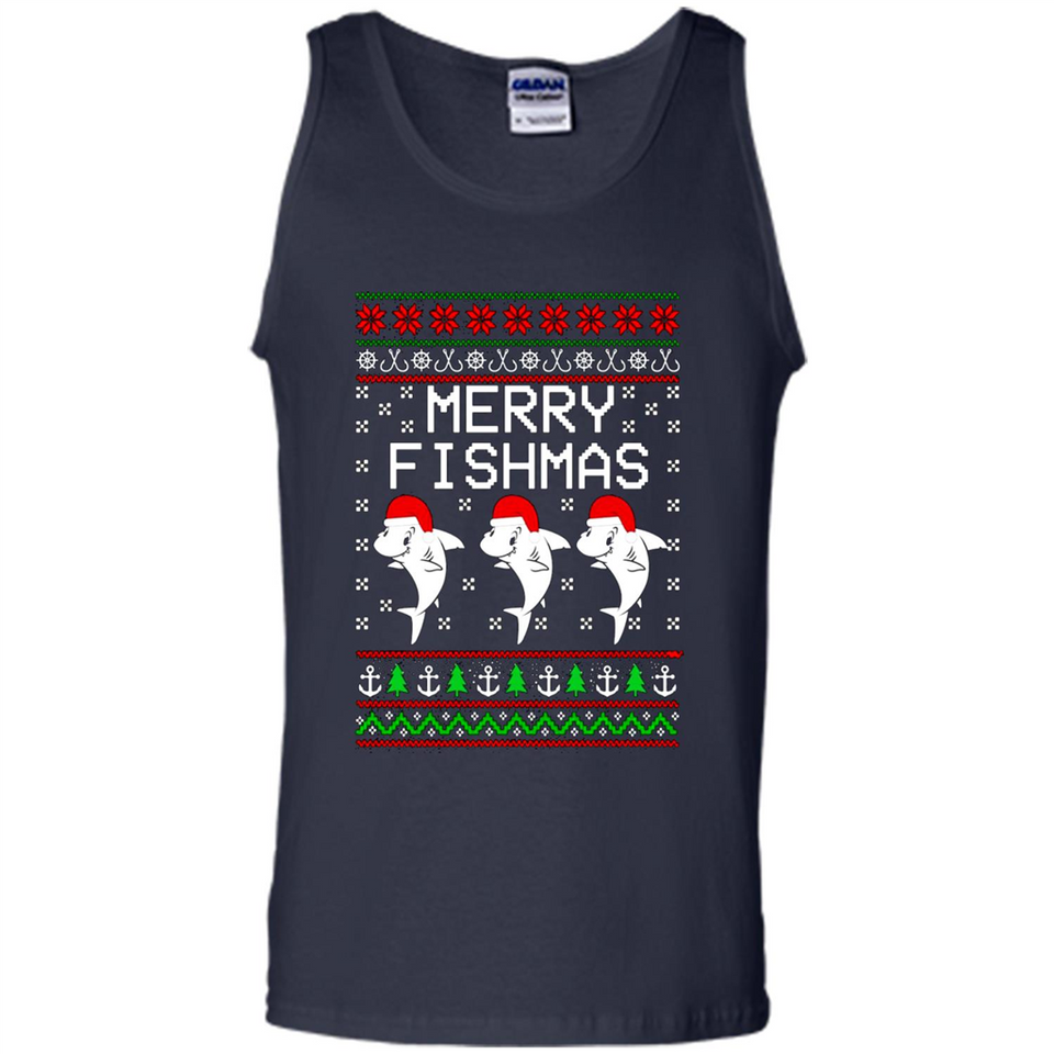 Merry Fishmas Christmas sweatshirt PINGPONG