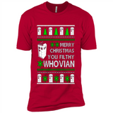 Merry Christmas You Filthy Whovian ugly sweater PINGPONG