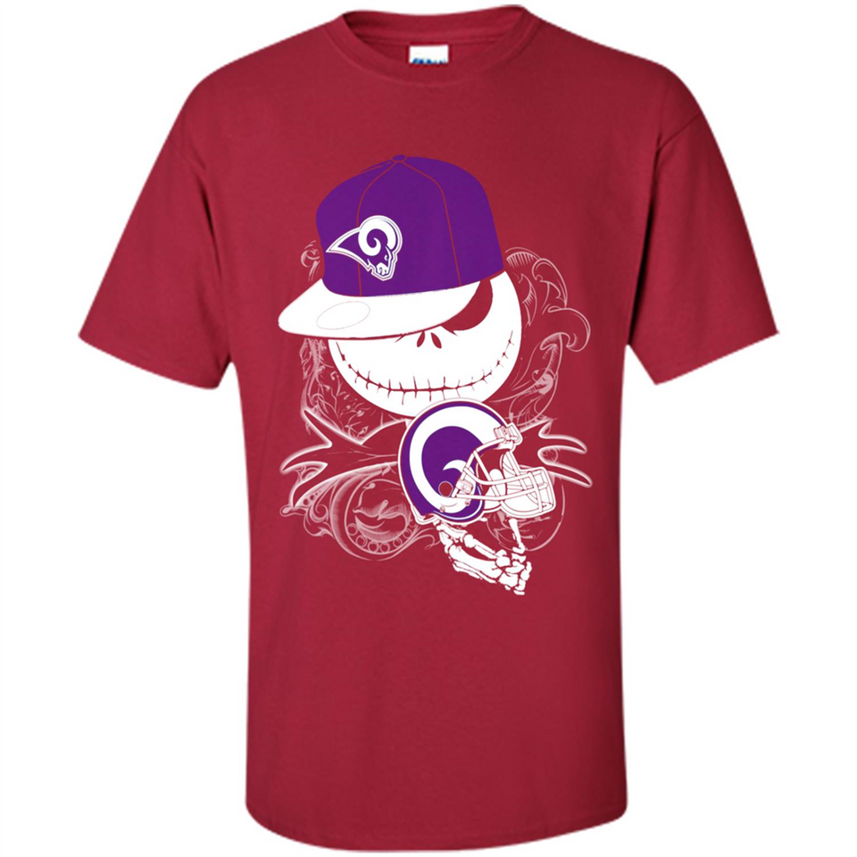 Jack Skellington The Nightmare Before Christmas-Rams Football - Shirt