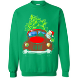 Vintage Santa red Truck Christmas Tree PINGPONG