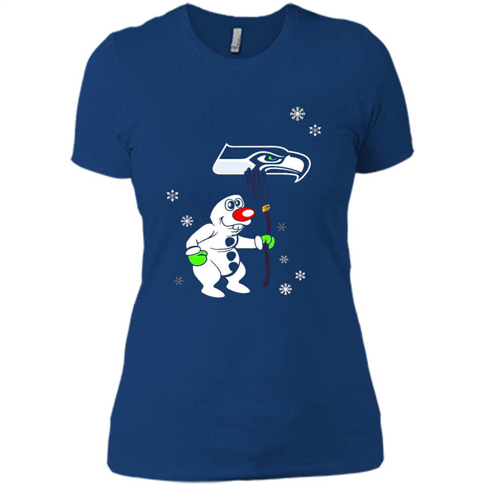 Seattle Seahawks Snowman