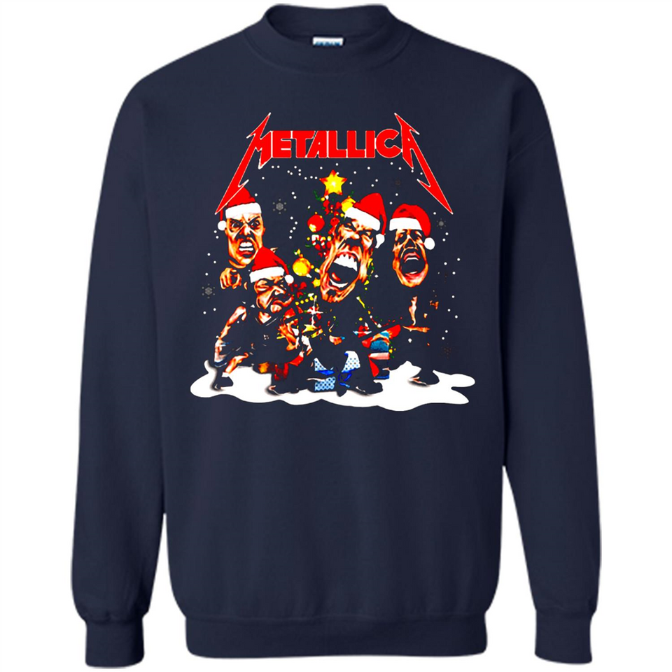 Metallica christmas sweatshirt hoodie long PINGPONG - Sweatshirt
