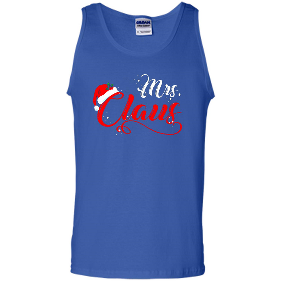 Mrs. Claus Santa Claus Merry Xmas T-Shirt - Tank Top