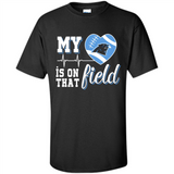 Carolina Panthers Football My Heart is on that Field - Shirt
