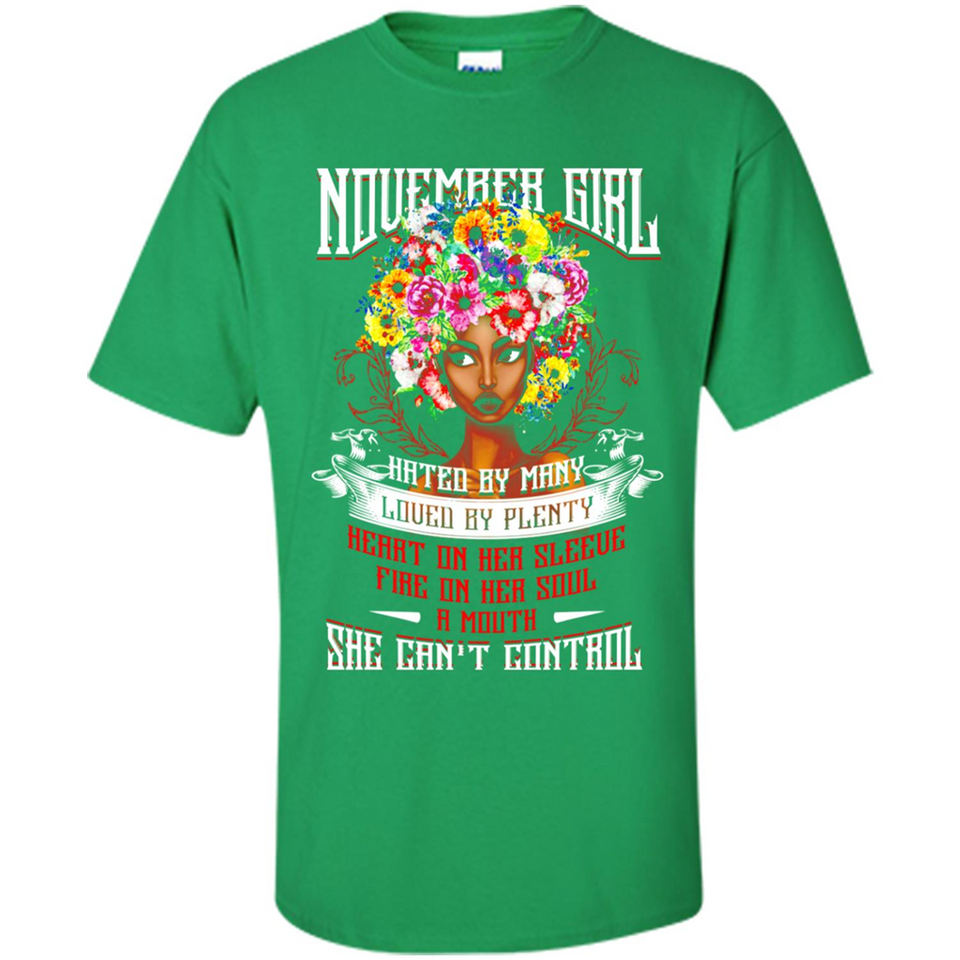 November Girl Flower - Shirt