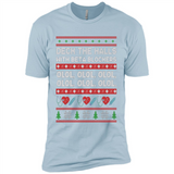 Nurse Christmas Deck The Hall Beta Blockers Sweatshirt - Premium Short Sleeve T-Shirt