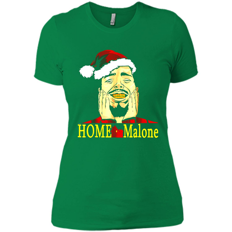 Home Malone Shirt Post Malone Christmas Sweatshirt - Ladies' Boyfriend T-Shirt